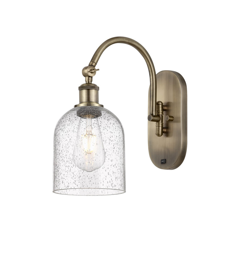 Innovations 518-1W-AB-G558-6SDY One Light Wall Sconce, Antique Brass