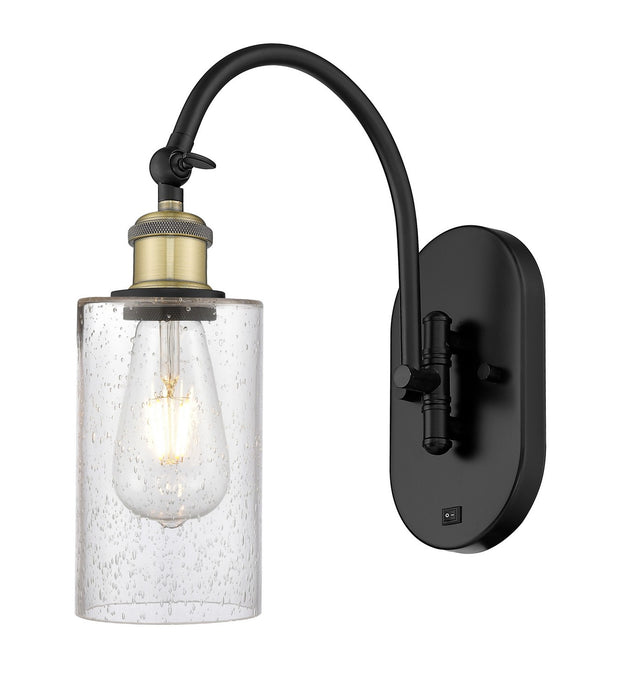 Innovations 518-1W-BAB-G804 One Light Wall Sconce, Black Antique Brass