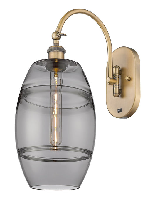Innovations 518-1W-BB-G557-8SM One Light Wall Sconce, Brushed Brass