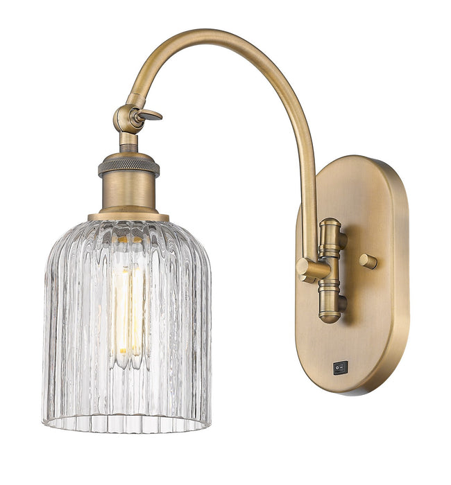 Innovations 518-1W-BB-G559-5CL One Light Wall Sconce, Brushed Brass