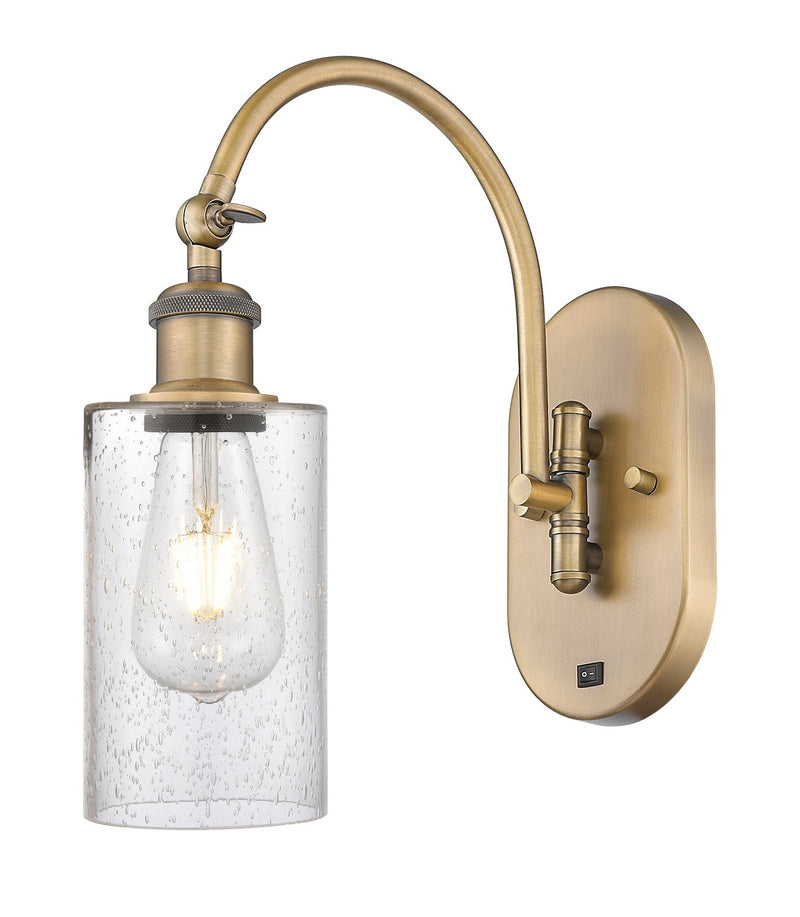Innovations 518-1W-BB-G804 One Light Wall Sconce, Brushed Brass