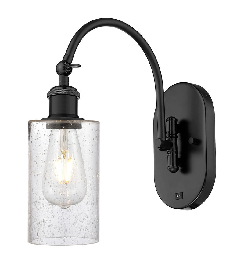 Innovations 518-1W-BK-G804 One Light Wall Sconce, Matte Black