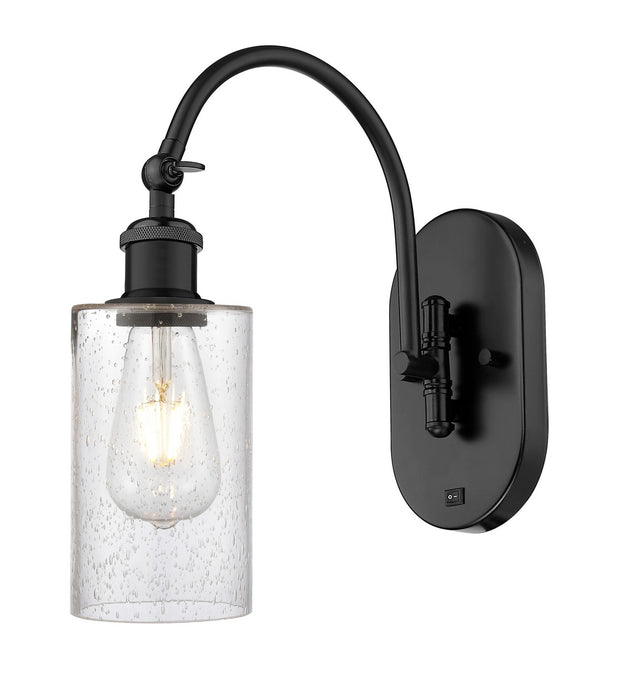 Innovations 518-1W-BK-G804 One Light Wall Sconce, Matte Black