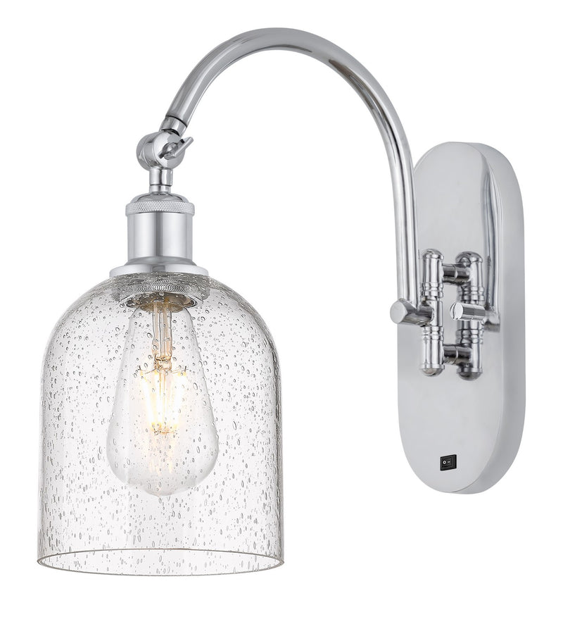 Innovations 518-1W-PC-G558-6SDY One Light Wall Sconce, Polished Chrome