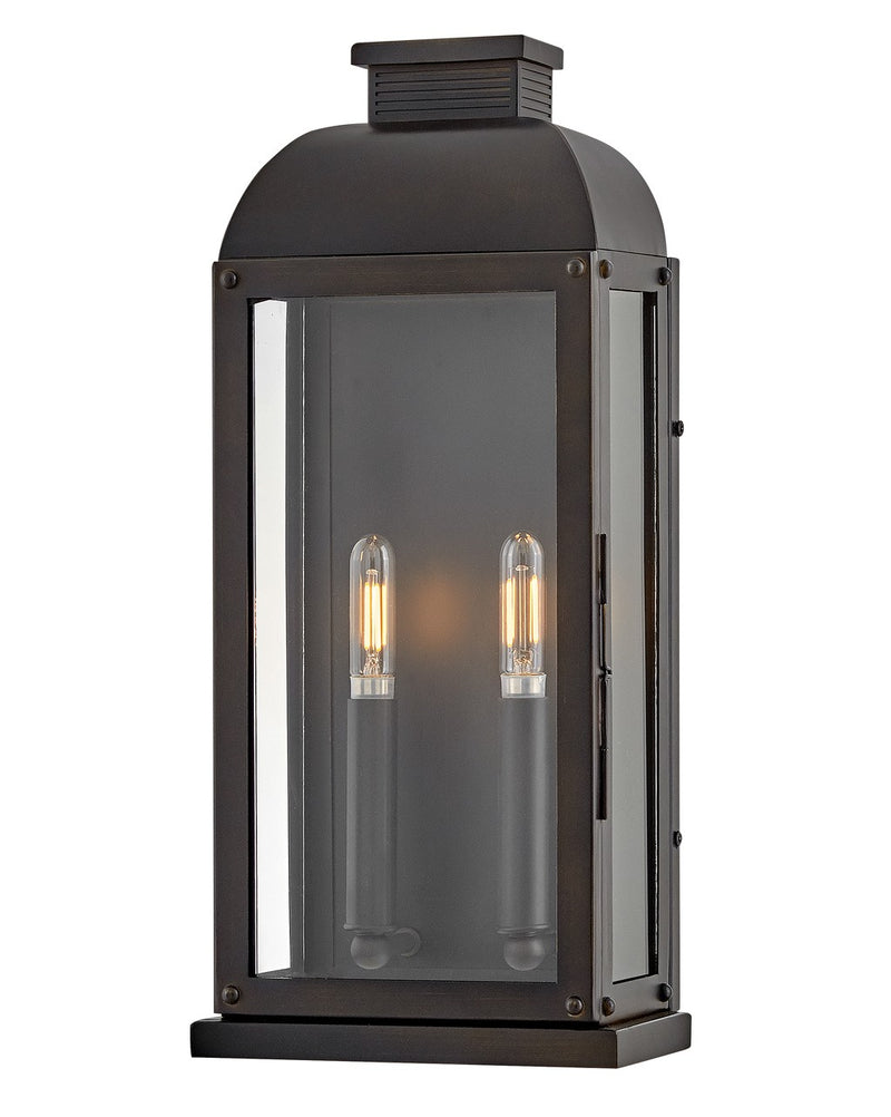 Hinkley 28834DX LED Wall Mount, Dark Oxidized Brass