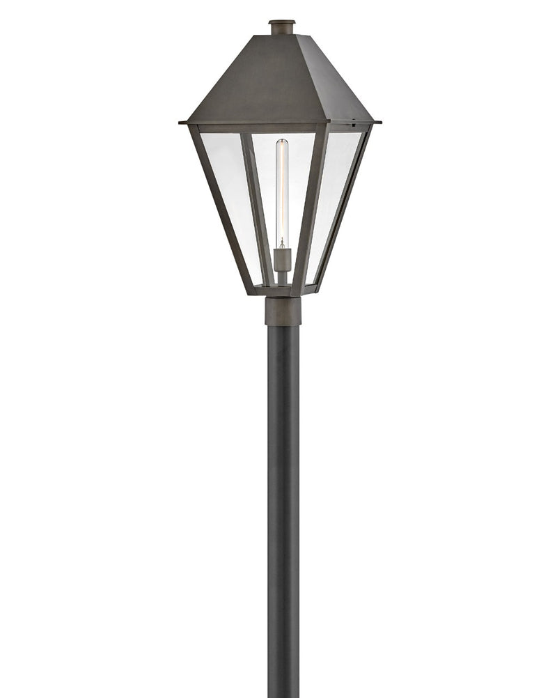 Hinkley 28861BLB LED Post Mount, Blackened Brass