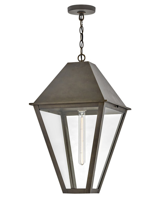 Hinkley 28862BLB LED Hanging Lantern, Blackened Brass