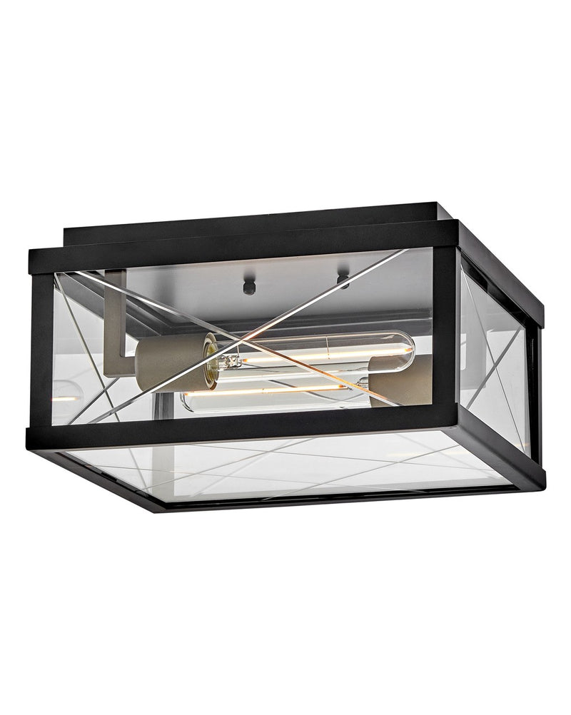 Hinkley 28881BK LED Flush Mount, Black