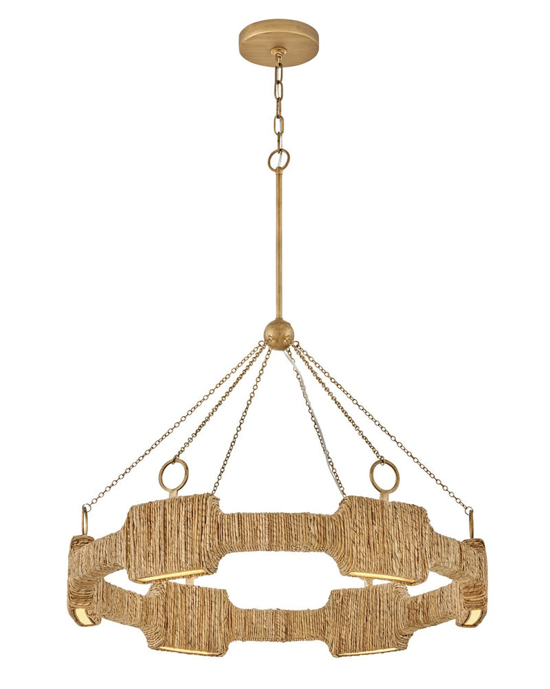 Hinkley 34106BNG LED Chandelier, Burnished Gold
