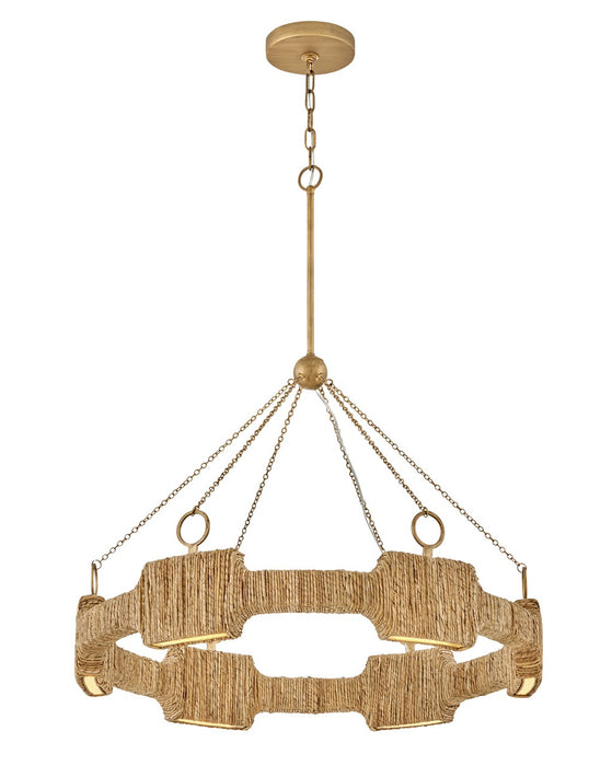Hinkley 34106BNG LED Chandelier, Burnished Gold
