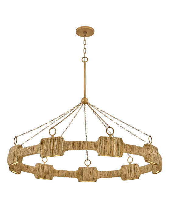 Hinkley 34108BNG LED Chandelier, Burnished Gold