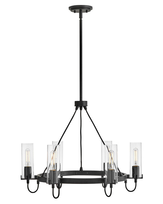Hinkley 37855BK LED Chandelier, Black