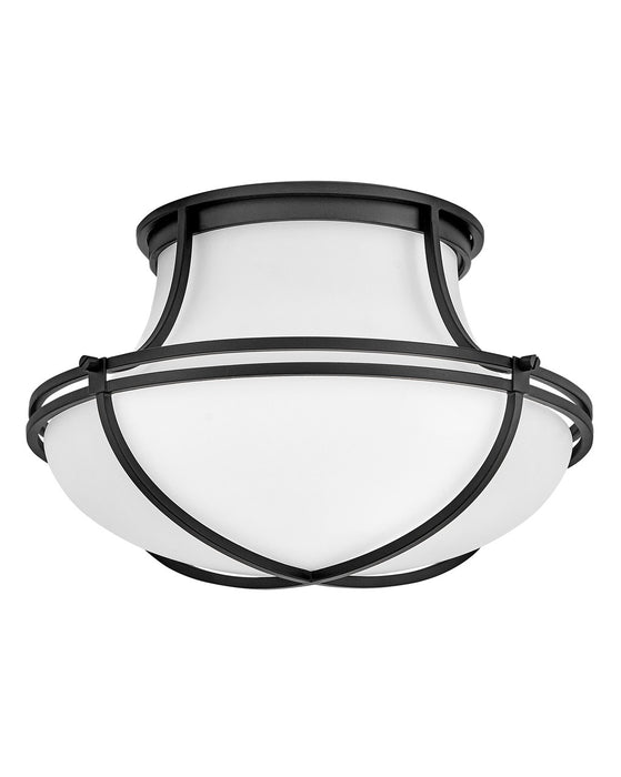 Hinkley 44491BK LED Flush Mount, Black