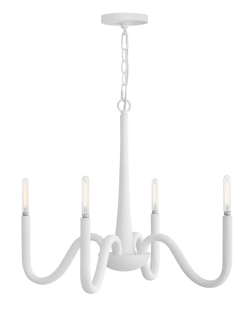 Hinkley 45015TXP LED Chandelier, Textured Plaster