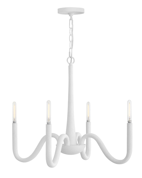 Hinkley 45015TXP LED Chandelier, Textured Plaster