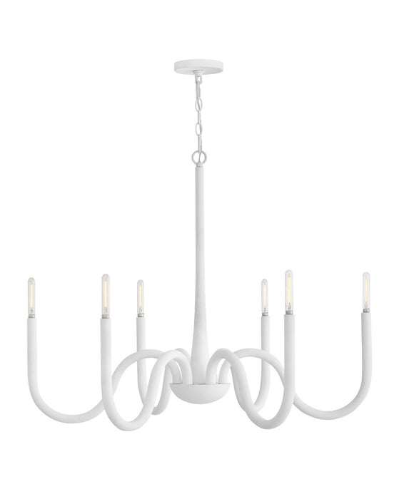 Hinkley 45016TXP LED Chandelier, Textured Plaster