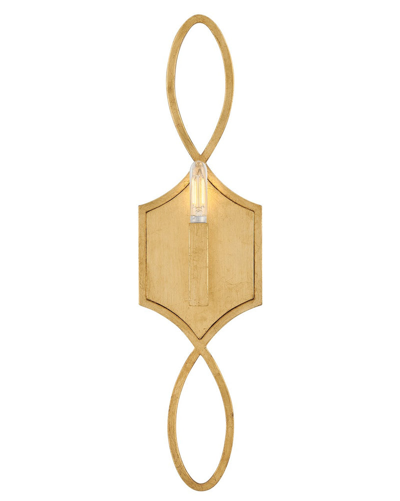 Hinkley 45780DA LED Wall Sconce, Distressed Brass