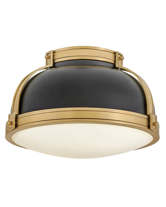 Hinkley 46351BK-LCB LED Flush Mount, Black