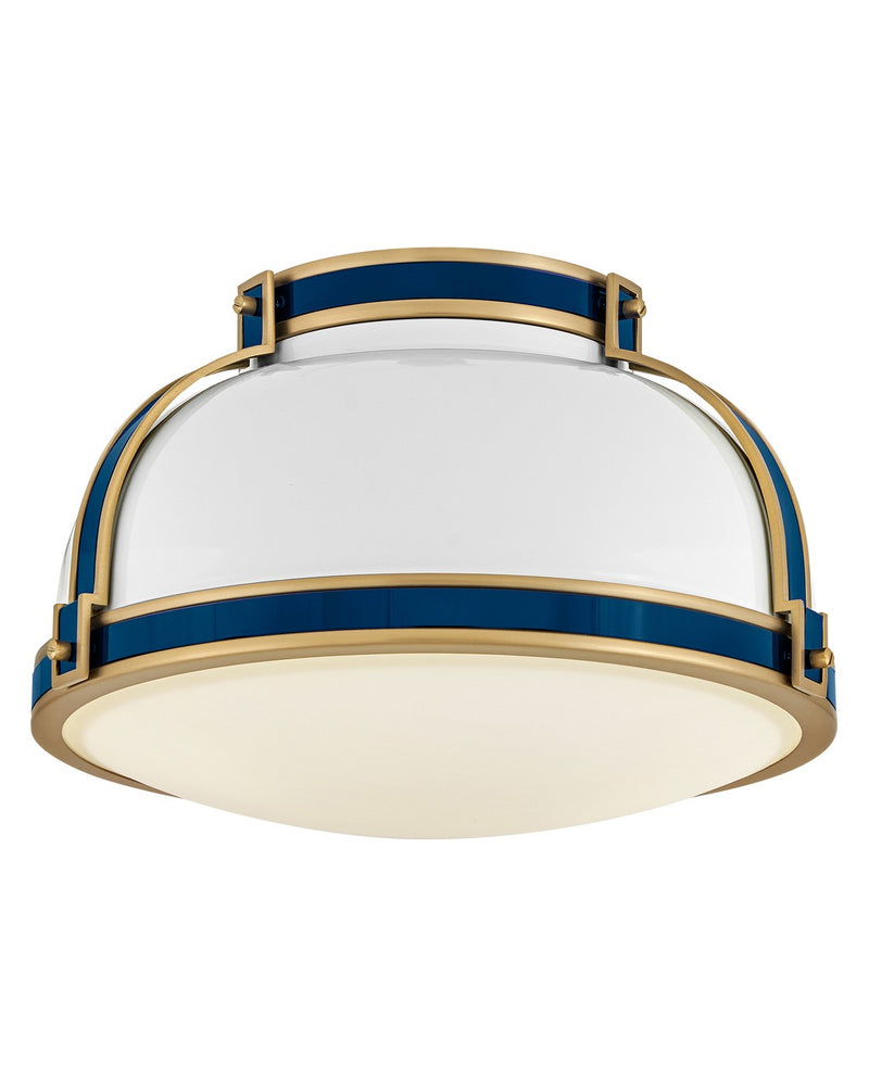 Hinkley 46351GW-LCB LED Flush Mount, Gloss White