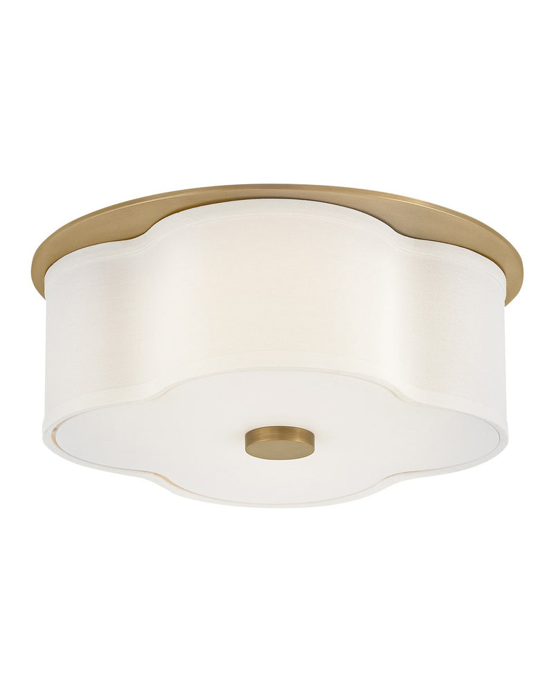 Hinkley 46441HB LED Flush Mount, Heritage Brass