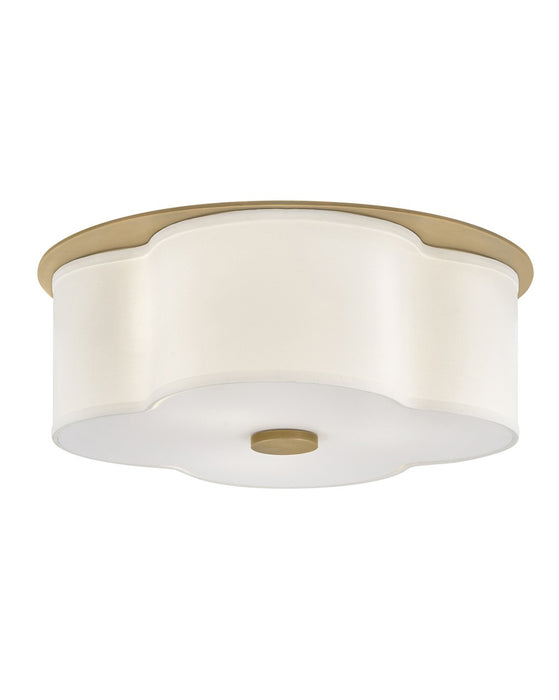 Hinkley 46443HB LED Flush Mount, Heritage Brass
