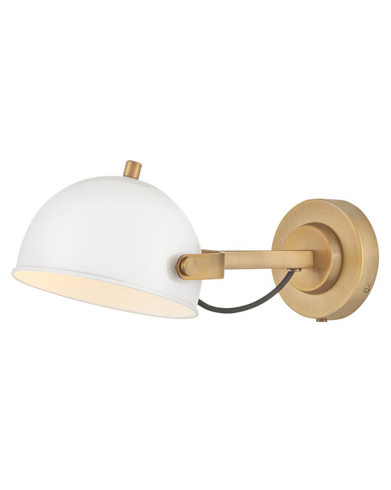 Hinkley 46470CI-HB LED Wall Sconce, Chalk White