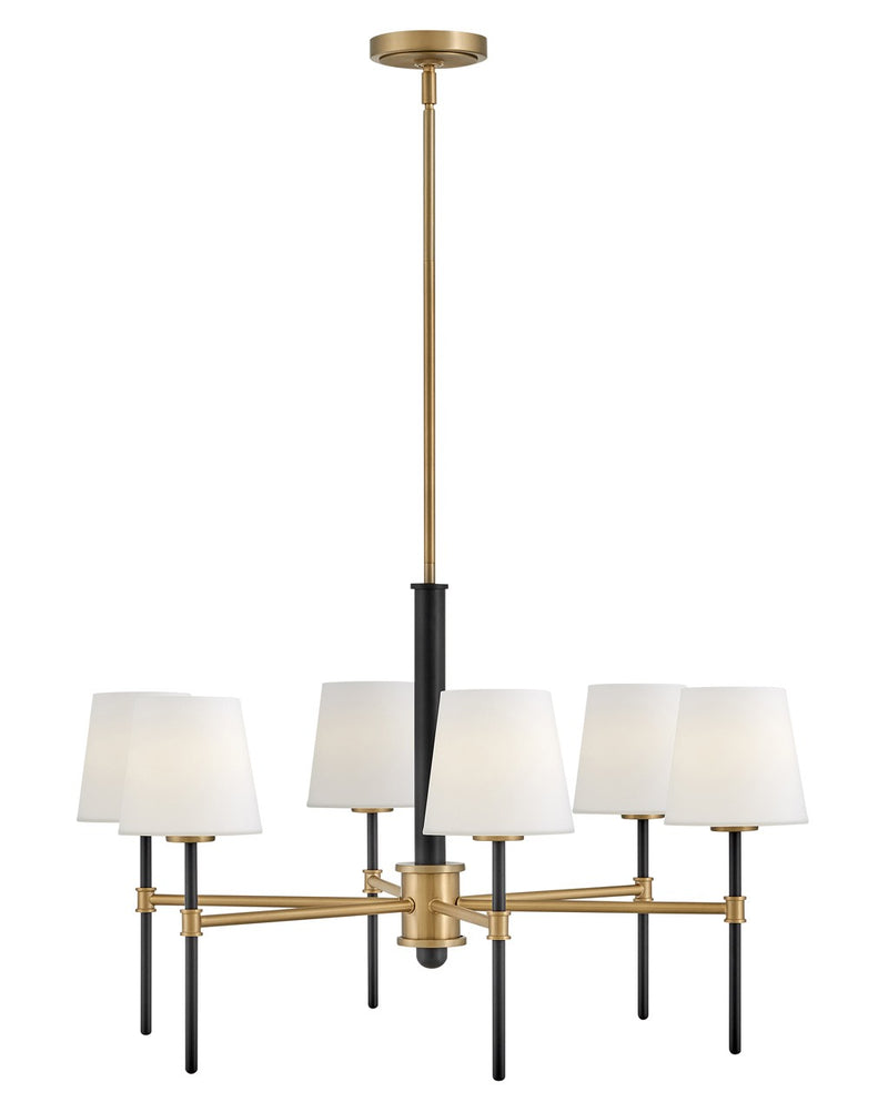 Hinkley 46954BK-LCB LED Chandelier, Black