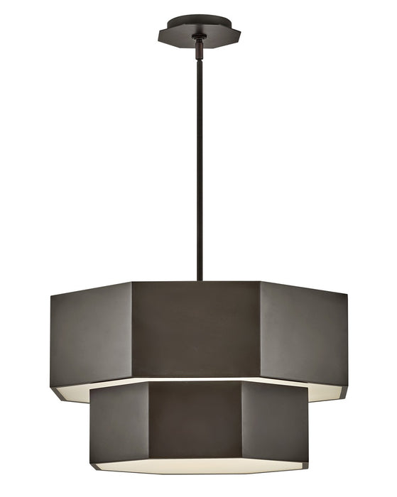 Hinkley 46994BX LED Convertible Chandelier, Black Oxide