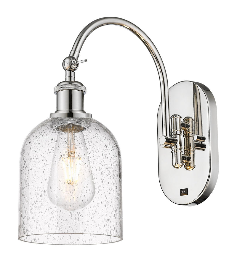 Innovations 518-1W-PN-G558-6SDY One Light Wall Sconce, Polished Nickel