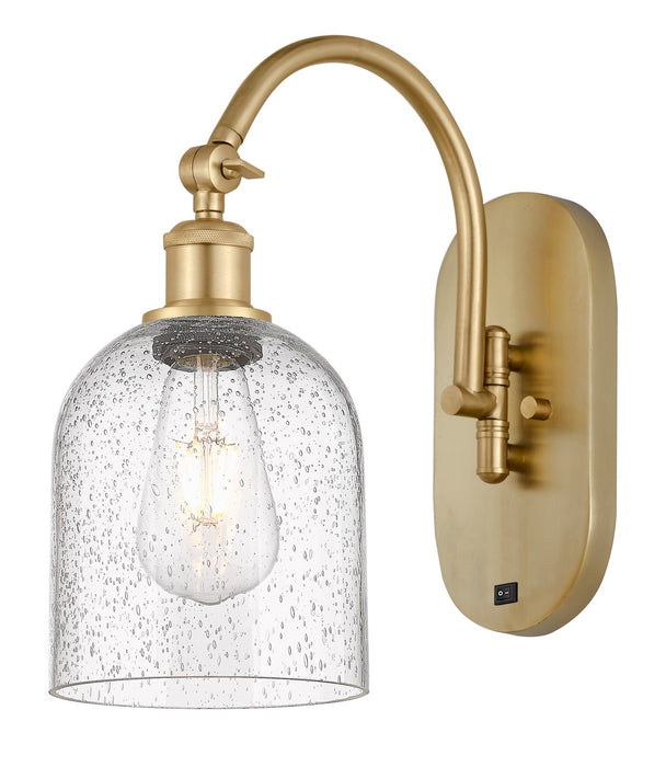 Innovations 518-1W-SG-G558-6SDY One Light Wall Sconce, Satin Gold