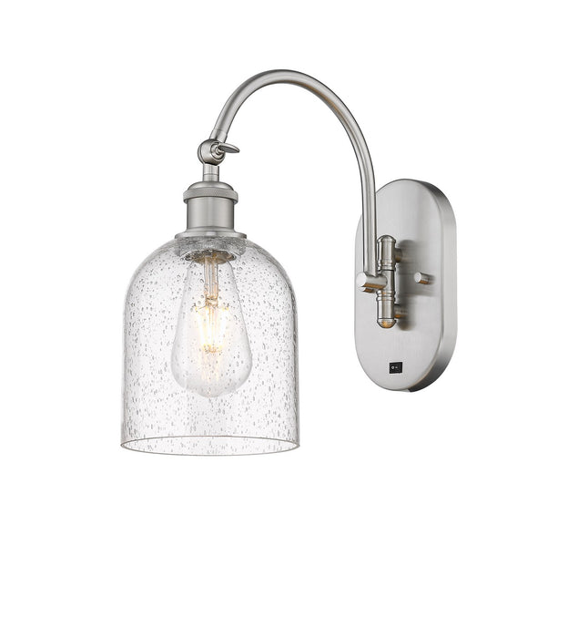 Innovations 518-1W-SN-G558-6SDY One Light Wall Sconce, Brushed Satin Nickel