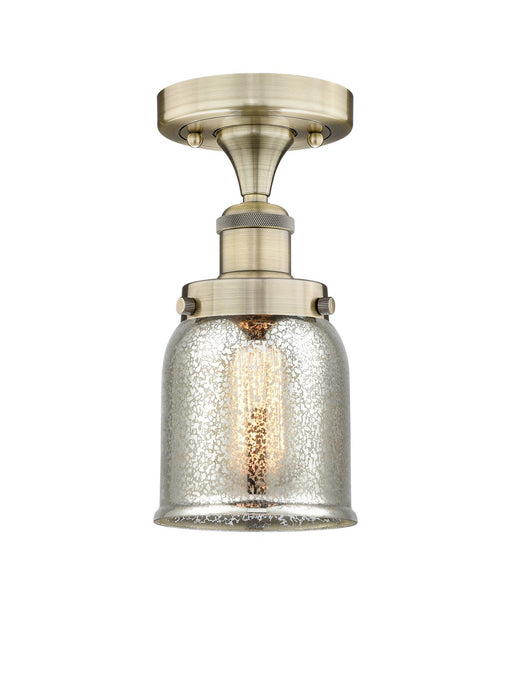 Innovations 616-1F-AB-G58 One Light Semi-Flush Mount, Antique Brass