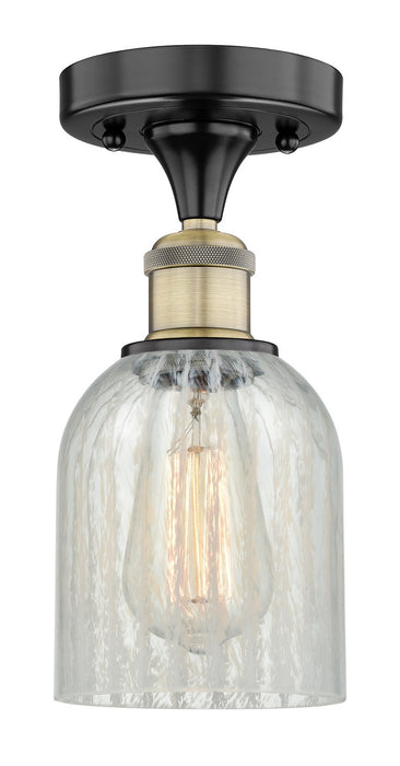 Innovations 616-1F-BAB-G2511 One Light Flush Mount, Black Antique Brass