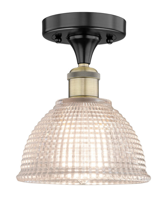 Innovations 616-1F-BAB-G422 One Light Flush Mount, Black Antique Brass