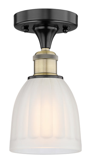 Innovations 616-1F-BAB-G441 One Light Semi-Flush Mount, Black Antique Brass