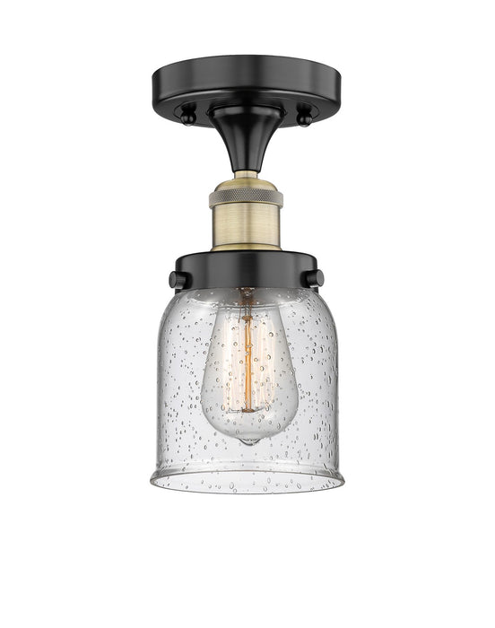 Innovations 616-1F-BAB-G54 One Light Semi-Flush Mount, Black Antique Brass