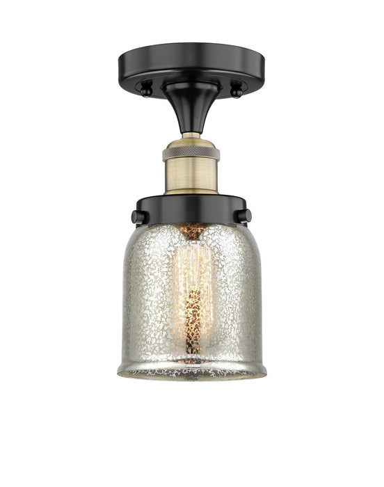 Innovations 616-1F-BAB-G58 One Light Semi-Flush Mount, Black Antique Brass