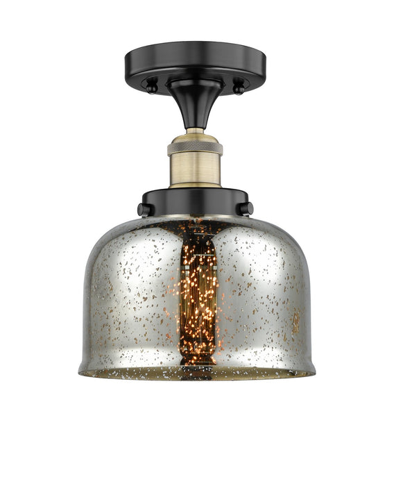 Innovations 616-1F-BAB-G78 One Light Semi-Flush Mount, Black Antique Brass