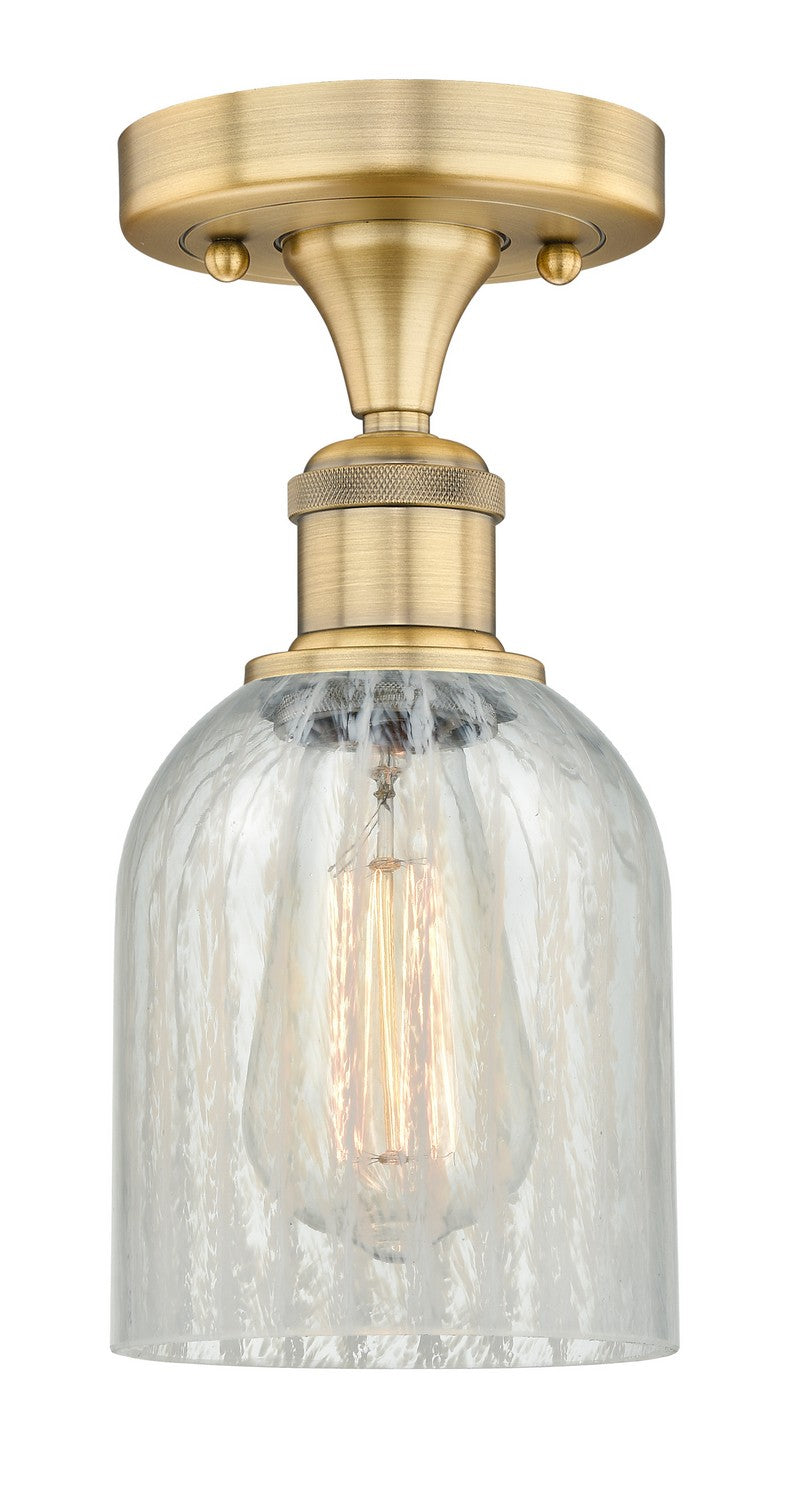 Innovations 616-1F-BB-G2511 One Light Flush Mount, Brushed Brass