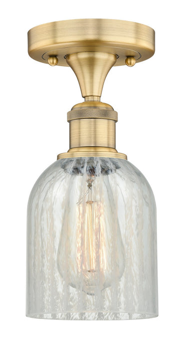 Innovations 616-1F-BB-G2511 One Light Flush Mount, Brushed Brass