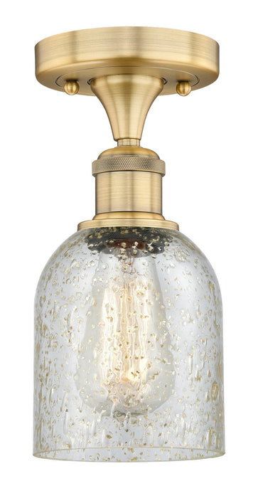 Innovations 616-1F-BB-G259 One Light Semi-Flush Mount, Brushed Brass