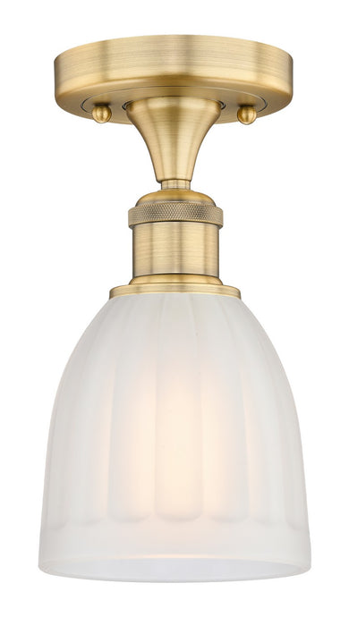 Innovations 616-1F-BB-G441 One Light Semi-Flush Mount, Brushed Brass