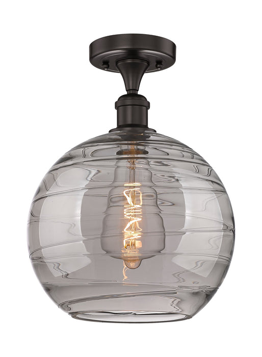 Innovations 616-1F-OB-G1213-12SM One Light Semi-Flush Mount, Oil Rubbed Bronze