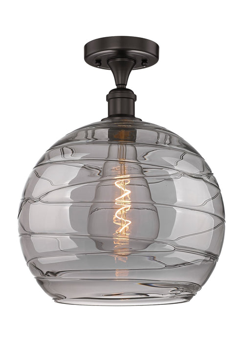 Innovations 616-1F-OB-G1213-14SM One Light Semi-Flush Mount, Oil Rubbed Bronze