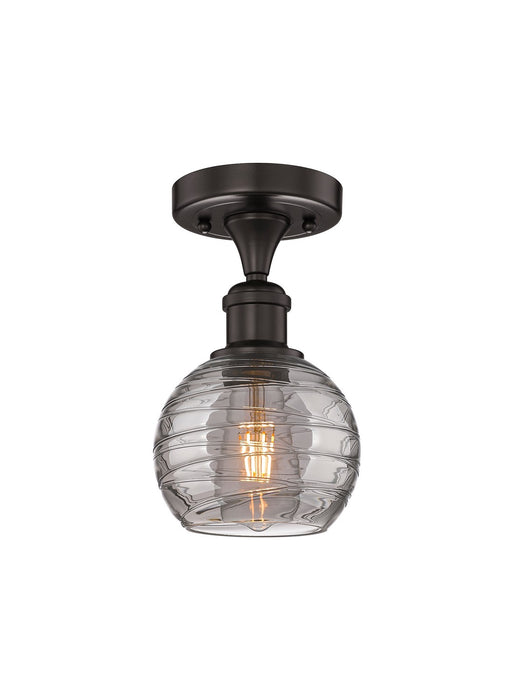 Innovations 616-1F-OB-G1213-6SM One Light Semi-Flush Mount, Oil Rubbed Bronze