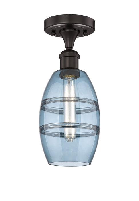 Innovations 616-1F-OB-G557-6BL One Light Semi-Flush Mount, Oil Rubbed Bronze