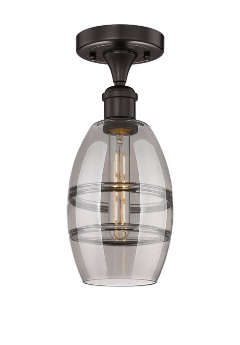 Innovations 616-1F-OB-G557-6SM One Light Semi-Flush Mount, Oil Rubbed Bronze