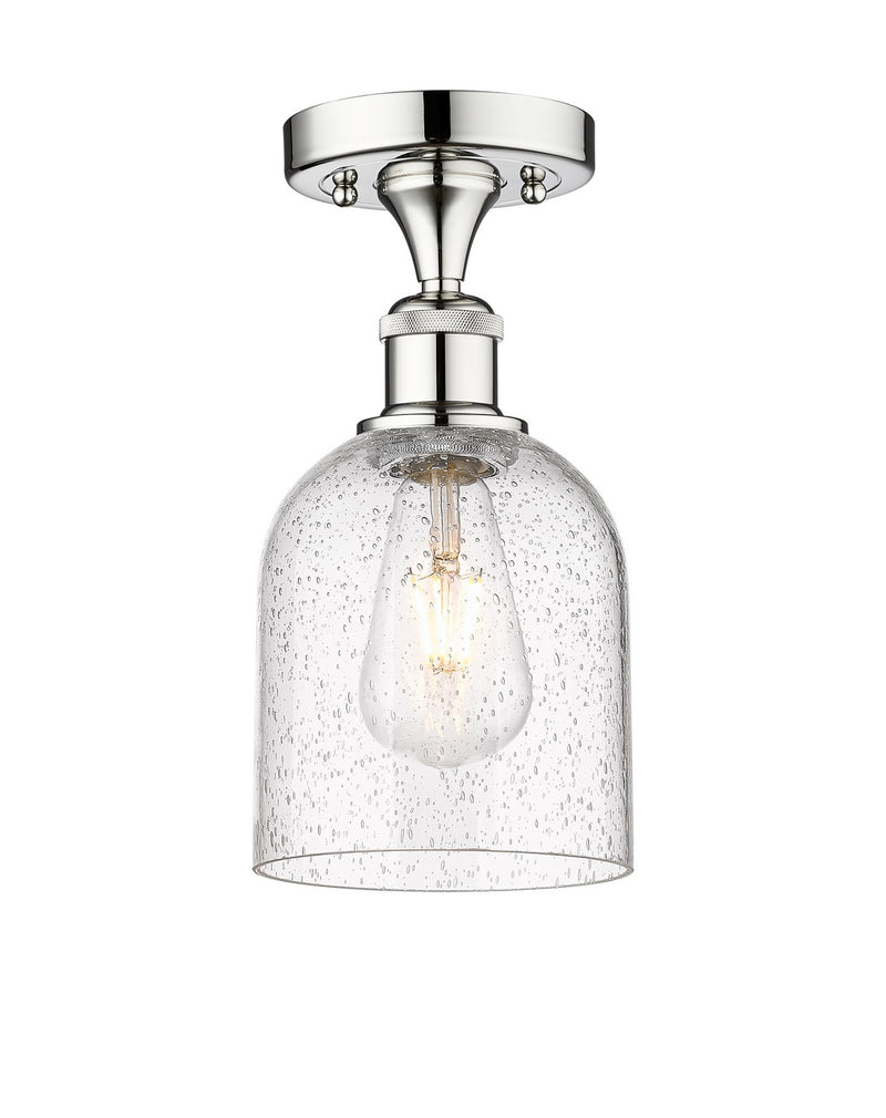 Innovations 616-1F-PC-G558-6SDY One Light Semi-Flush Mount, Polished Chrome