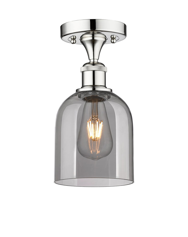Innovations 616-1F-PC-G558-6SM One Light Semi-Flush Mount, Polished Chrome