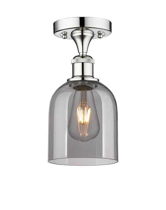 Innovations 616-1F-PC-G558-6SM One Light Semi-Flush Mount, Polished Chrome